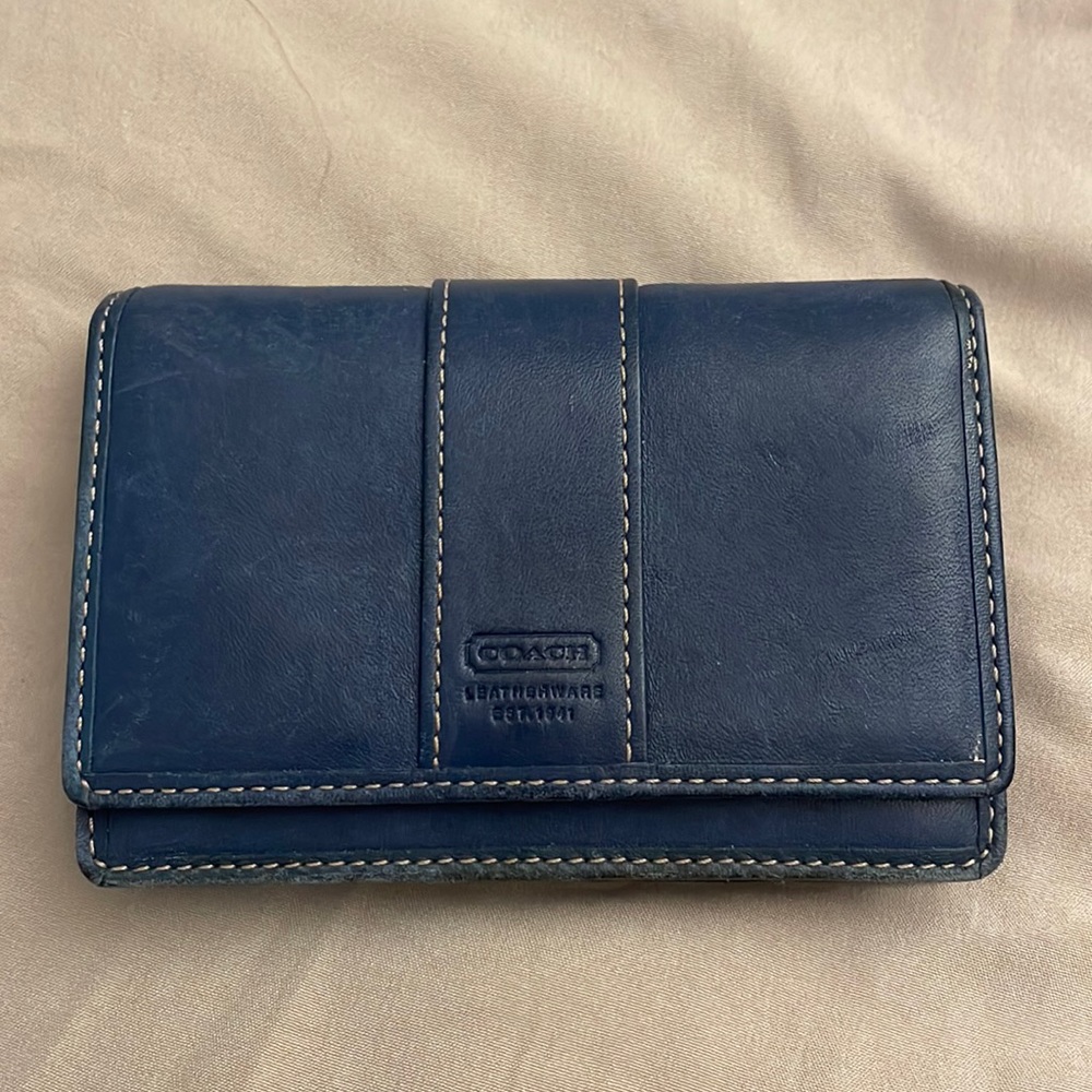 Coach Signature C Leather Wallet